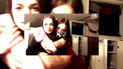 Две секси бринета емотивни гаќи остануваат копилиња чудат кучка